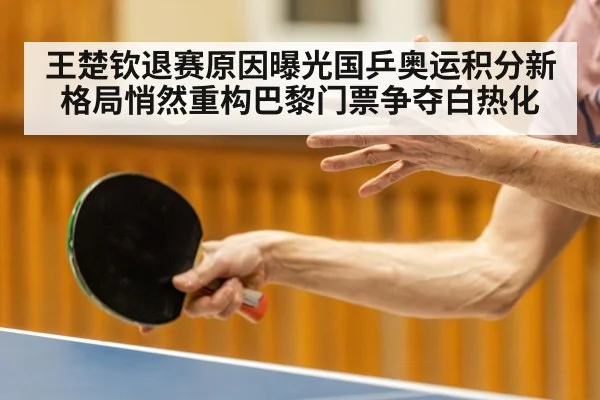 王楚钦退赛原因曝光国乒奥运积分新格局悄然重构巴黎门票争夺白热化
